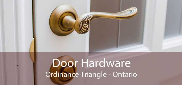 Door Hardware Ordinance Triangle - Ontario