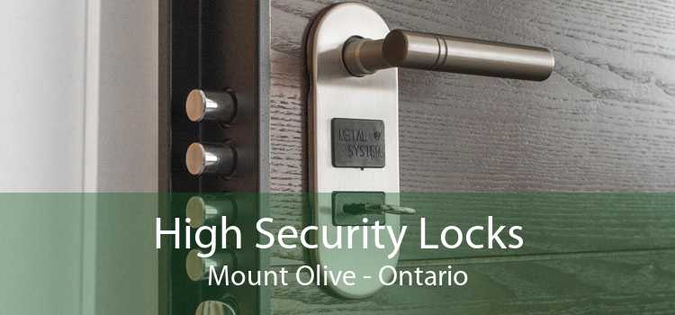 High Security Locks Mount Olive - Ontario