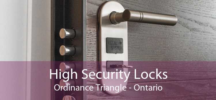 High Security Locks Ordinance Triangle - Ontario